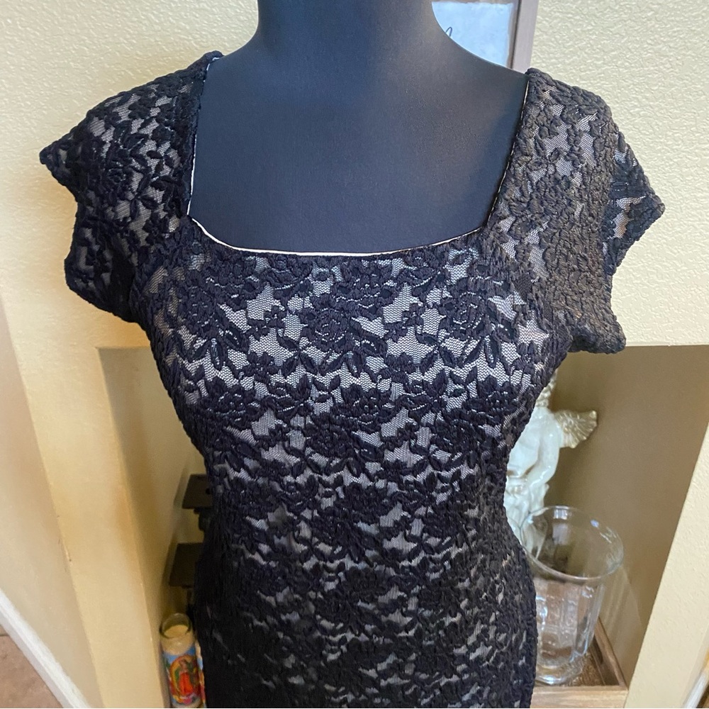 Coldwater Creek lace midi dress EUC - Picture 2 of 5